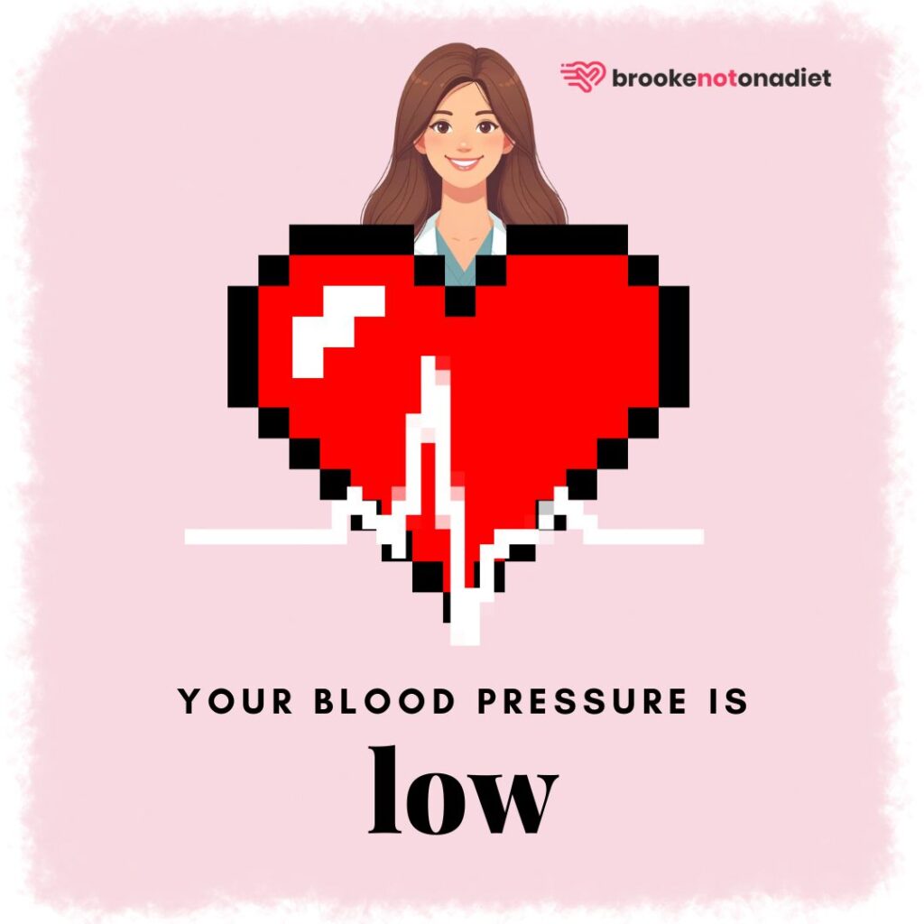 low blood pressure - hypotension